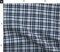 Blue Plaid Rustic Gray Navy Check Small Scale Traditional White Tartan Custom Printed Fabric by Spoonflower Various Fabrics by the Yard or Fat Quarter